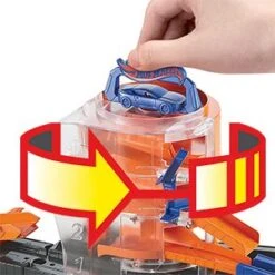 Hot Wheels Super-Spin-Parkhaus, Parkgarage Inkl. 1 Spielzeugauto, Autorennbahn -Billiges Spielzeug Geschäft 10491878 03