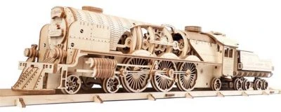 UGEARS Modellbausatz V-EXPRESS DAMPFLOKOMOTIVE Mit TENDER 1 UGEARS Modellbausatz V-EXPRESS DAMPFLOKOMOTIVE Mit TENDER