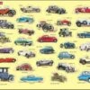 Larsen Rahmen-Puzzle, 30 Teile, 36x28 Cm, Oldtimer Auto