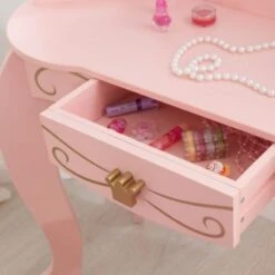 KidKraft Frisiertisch & Hocker Prinzessin, Rosa -Billiges Spielzeug Geschäft 11857221 04
