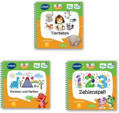 MagiBook-Lernbuch-Bundle: 3 Bücher Der Lernstufe 1 (Tierbabys 3D, Form 1 MagiBook-Lernbuch-Bundle: 3 Bücher Der Lernstufe 1 (Tierbabys 3D, Form