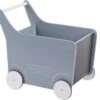 CHILDHOME Holz-Puppenwagen Stroller, Holz, Mintblau