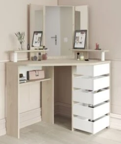 PARISOT Eck-Schminktisch "Volage 21" Eiche-hell -Billiges Spielzeug Geschäft 12475314 03