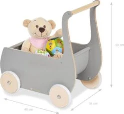 Pinolino Puppenwagen Mette, Grau -Billiges Spielzeug Geschäft 12548684 04