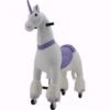 Sweety-Toys Sweety Toys 11346 Reittier Groß Lila Einhorn Auf Rollen, 104 Cm