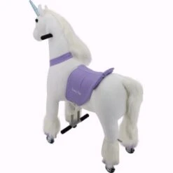 Sweety-Toys Sweety Toys 11346 Reittier Groß Lila Einhorn Auf Rollen, 104 Cm -Billiges Spielzeug Geschäft 14363175 03