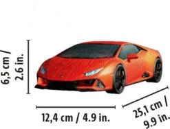 Ravensburger 3D-Puzzle Lamborghini Huracan Evo, 108 Teile 10 Ravensburger 3D-Puzzle Lamborghini Huracan Evo, 108 Teile -Billiges Spielzeug Geschäft 14639667 05