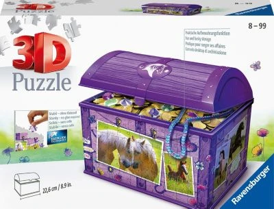 Ravensburger Puzzle Aufbewahrungsbox Horses, 72 Teile 1 Ravensburger Puzzle Aufbewahrungsbox Horses, 72 Teile