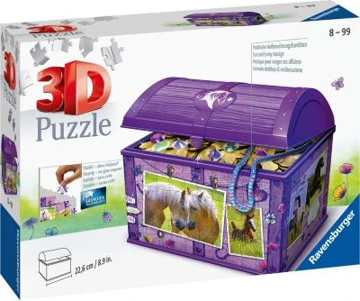Ravensburger Puzzle Aufbewahrungsbox Horses, 72 Teile 2 Ravensburger Puzzle Aufbewahrungsbox Horses, 72 Teile – Bild 2
