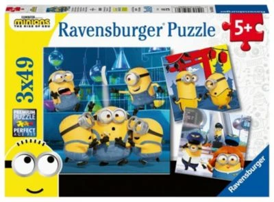Ravensburger Puzzle Minions 2, 3 X 49 Teile 1 Ravensburger Puzzle Minions 2, 3 X 49 Teile