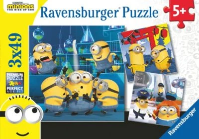 Ravensburger Puzzle Minions 2, 3 X 49 Teile 5 Ravensburger Puzzle Minions 2, 3 X 49 Teile – Bild 5