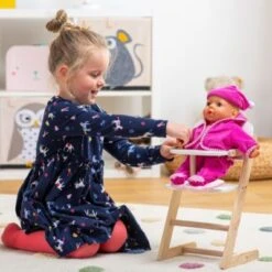 MyToys ORIGINALS Holz Puppenhochstuhl Mit Sitzkissen -Billiges Spielzeug Geschäft 15029473 02