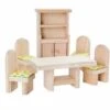 PLANTOYS Puppenhaus Esszimmer Classic Puppenhauszubehör