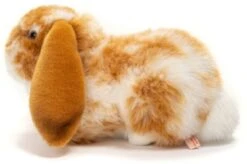 Teddy-Hermann Hase Liegend Hellbraun/weiß Gescheckte, 30 Cm -Billiges Spielzeug Geschäft 15910404 04