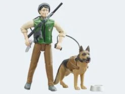 Bruder Bworld Förster Mit Hund Und Ausrüstung
