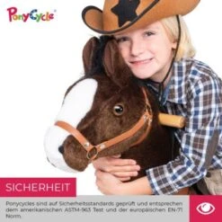 PonyCycle Kinder Reittiere Mister Ed Pferd Braun Medium Mit Sound - 3 Jahre Garantie -Billiges Spielzeug Geschäft 16707248 04