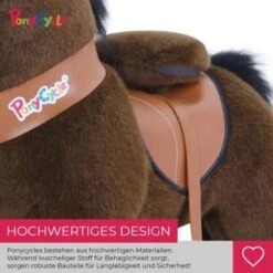 PonyCycle Kinder Reittiere Mister Ed Pferd Braun Medium Mit Sound - 3 Jahre Garantie -Billiges Spielzeug Geschäft 16707248 05