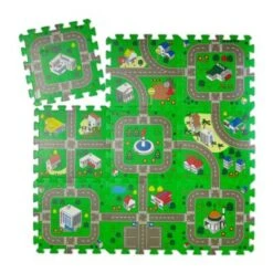 Relaxdays Puzzlematte Straße Für Kinder