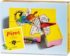 Micki Pippi Langstrumpf Würfelpuzzle, 6 Teile -Billiges Spielzeug Geschäft 16873965 03
