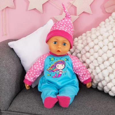 BAYER Kleider Für Puppen 33-38 Cm: 2-tlg. - Strampler + Mütze, Blau/rosa 2 BAYER Kleider Für Puppen 33-38 Cm: 2-tlg. - Strampler + Mütze, Blau/rosa – Bild 2