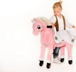 ANIMAL RIDING Reittier Einhorn Rosalie Auf Rollen, Inkl. Decke, Medium/Large -Billiges Spielzeug Geschäft 16981928 05