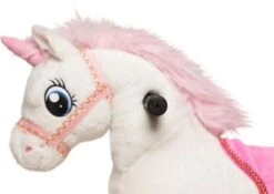 ANIMAL RIDING Reittier Einhorn Melodie Auf Rollen,inkl. Decke, Small -Billiges Spielzeug Geschäft 16981978 04