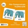 Schulbuchverlag Anadolu Mein Zweisprachiges Aufdeckspiel, Tiere, Polnisch (Kinderspiel)