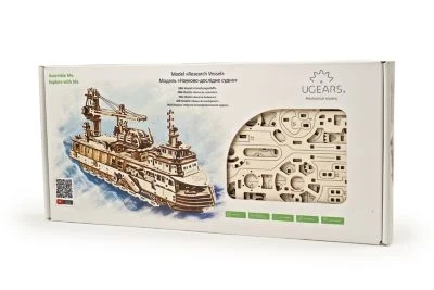 UGEARS Modellbausatz FORSCHUNGSSCHIFF 5 UGEARS Modellbausatz FORSCHUNGSSCHIFF – Bild 5