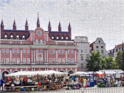 CALVENDO® Puzzle CALVENDO Puzzle Rathaus Rostock - 1000 Teile Foto-Puzzle Für Glückliche Stunden 2 CALVENDO® Puzzle CALVENDO Puzzle Rathaus Rostock - 1000 Teile Foto-Puzzle Für Glückliche Stunden – Bild 2