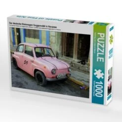 CALVENDO® Puzzle CALVENDO Puzzle Der Deutsche Kleinwagen Goggomobil In Havanna - 1000 Teile Foto-Puzzle Für Glückliche Stunden