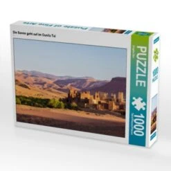 CALVENDO® Puzzle CALVENDO Puzzle Die Sonne Geht Auf Im Ounila Tal - 1000 Teile Foto-Puzzle Für Glückliche Stunden