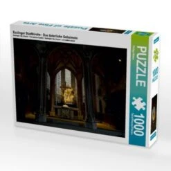 CALVENDO® Puzzle CALVENDO Puzzle Esslinger Stadtkirche - Das österliche Geheimnis - 1000 Teile Foto-Puzzle Für Glückliche Stunden