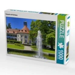 CALVENDO® Puzzle CALVENDO Puzzle Kurpark Mit Kurhaus - 1000 Teile Foto-Puzzle Für Glückliche Stunden