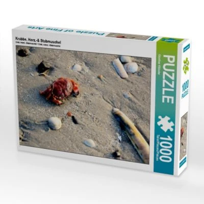 CALVENDO® Puzzle CALVENDO Puzzle Krabbe, Herz,-& Stabmuschel - 1000 Teile Foto-Puzzle Für Glückliche Stunden 1 CALVENDO® Puzzle CALVENDO Puzzle Krabbe, Herz,-& Stabmuschel - 1000 Teile Foto-Puzzle Für Glückliche Stunden