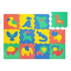 Hakuna Matte® Puzzlematte Für Babys – Safari Tiere Puzzlematten