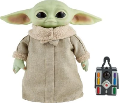 MATTEL Disney Star Wars Mandalorian The Child Baby Yoda Funktionsplüsch 1 MATTEL Disney Star Wars Mandalorian The Child Baby Yoda Funktionsplüsch