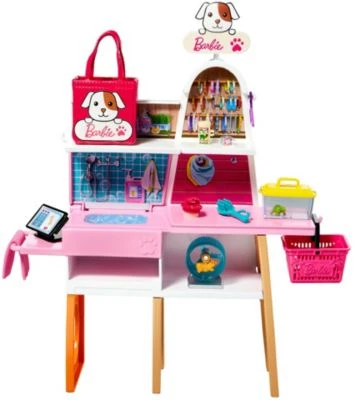 Barbie Haustier-Salon Spielset Mit Puppe, Anziehpuppe Mit Zubehör 2 Barbie Haustier-Salon Spielset Mit Puppe, Anziehpuppe Mit Zubehör – Bild 2