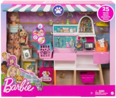 Barbie Haustier-Salon Spielset Mit Puppe, Anziehpuppe Mit Zubehör 4 Barbie Haustier-Salon Spielset Mit Puppe, Anziehpuppe Mit Zubehör – Bild 4