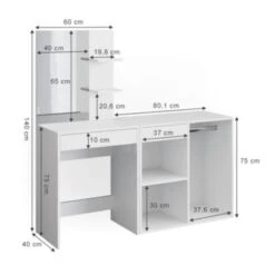 Vicco Schminktisch Frisiertisch Schminkkommode Isabelle Beistellschrank Kommode -Billiges Spielzeug Geschäft 19336695 04