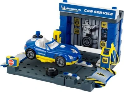 Klein Michelin Service-Station Mit Auto 1 Klein Michelin Service-Station Mit Auto