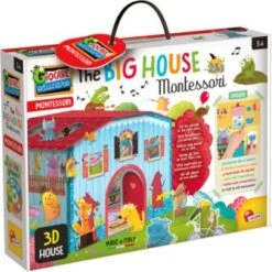 Lisciani Montessori - Das Große Haus Fantastischer Tiere - Tastsinn-Training