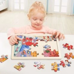 TOPBRIGHT Holzpuzzle Feuerwehr, 24 Teile 7 TOPBRIGHT Holzpuzzle Feuerwehr, 24 Teile -Billiges Spielzeug Geschäft 20895935 04