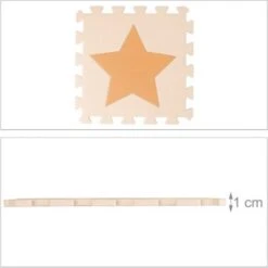 Relaxdays 9 X Puzzlematte Sterne Orange-beige 10 Relaxdays 9 X Puzzlematte Sterne Orange-beige -Billiges Spielzeug Geschäft 22161826 05
