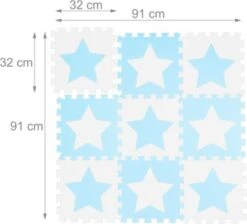 Relaxdays 36 X Puzzlematte Sterne Weiß-blau 9 Relaxdays 36 X Puzzlematte Sterne Weiß-blau -Billiges Spielzeug Geschäft 22161858 04