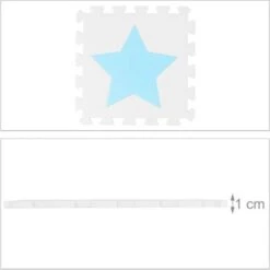 Relaxdays 36 X Puzzlematte Sterne Weiß-blau 10 Relaxdays 36 X Puzzlematte Sterne Weiß-blau -Billiges Spielzeug Geschäft 22161858 05