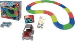 FANTASTIC TRACKS Rennstrecke Mit Auto 162 Teile Autorennbahnsets