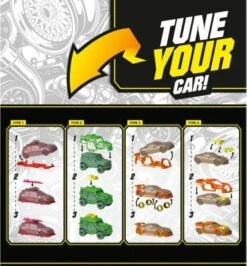 Majorette Tune Ups Series 2 - 4er Set Mit 28 Überraschungen, Spielzeugautos Aus Metall Zum Tunen, 4 Von 18 Autos Zum Sammeln Im Überraschungspack -Billiges Spielzeug Geschäft 22194666 03