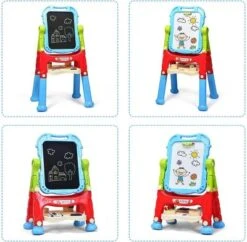 COSTWAY® Kindertafel Maltafel Standtafel Höhenverstellbar -Billiges Spielzeug Geschäft 22367598 06