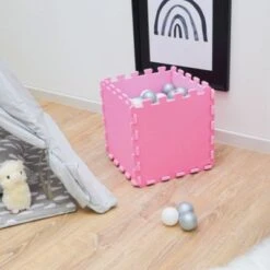 LittleTom Puzzlematte Uni Pink 9 Teile -Billiges Spielzeug Geschäft 22402127 05