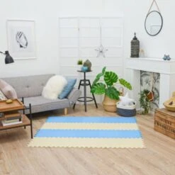 LittleTom Puzzlematte Kombi Hellblau Beige 16795 + 16790 18 Teile -Billiges Spielzeug Geschäft 22414194 03